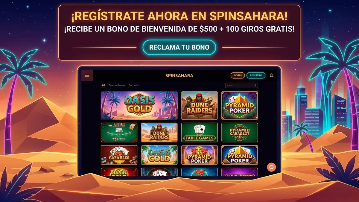 Registro con bono en Spinsahara