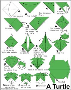 Ideas reutilizar el papel de regalo con Origami